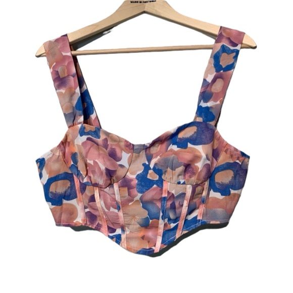 CIDER‎ | Limited Edition Watercolor Corset Top - Picture 1 of 8